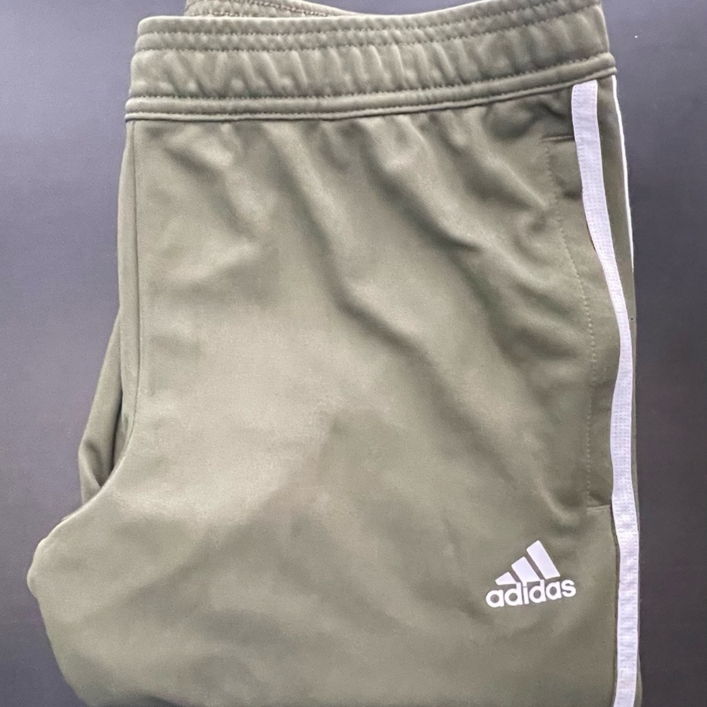 Green Adidas Track Pants